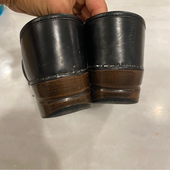 Dansko Penny Full Grain Women's 41 / 10.5 M Clogs Black Brown Professional Nurse - Picture 4 of 8